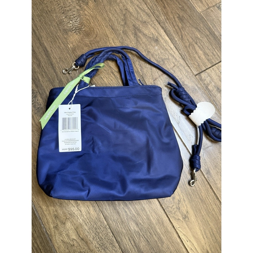 New Vera Bradley Mini Original Tote Peacoat Navy‎ Blue